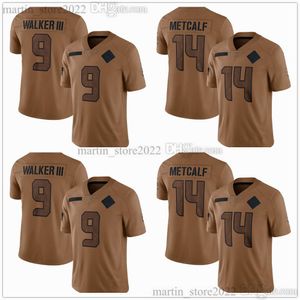 2023 Salute To Service Limited Jerseys 9 Kenneth Walker III 14 DK Metcalf 33 Jamal Adams 16 Tyler Lockett 54 Bobby Wagner 11 Jaxon Smith-Njigba 6 Quandre Diggs Riq Woolen