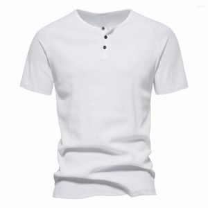 Herr t-skjortor 2023 Autumn Fashion Sports Fitness Circle Short Sleeve T-shirt Casual Simple Top