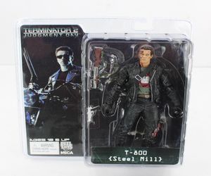 NECA The Terminator 2 T800 Steel Mill Figure Action Figure Toy 18CM for boy039s gift 9801814