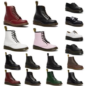 2023 Doc Martens Womens Designer Woman Fashion Oxford Botten Ankel Classic Outdoor Snow Winter Boot Luxury Men Bottes Flexibla Soled Platform Heels