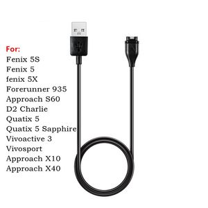 1M Fast Charging Charger Cable for Garmin Fenix 5 5S 5X Plus 6 6S 6X Pro 7 7S 7X Forerunner 45 45S 245 Music 935 945
