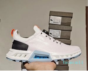 Bestförsäljande golfskor män äkta läder golfträning för manliga lyxmärke gym män sko snabb snörning golf sneakers man