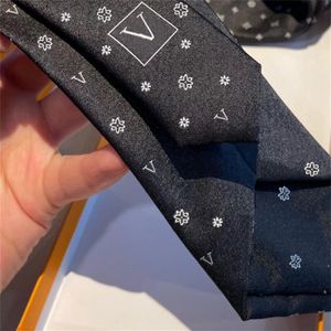 Designer slips för män klassisk hand stickning silke slipsar damier affärer casual brev slips fäder dag julklapp 2 färg289k