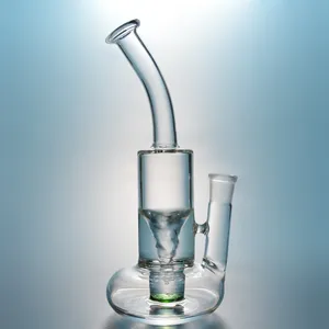 Tornado Perc Glass Bongs Ręcznie wykonane hakae 18 mm żeńskie zlewka zlewka rury wodne Unikalne prysznice Percolator olej platformy z miską WP146