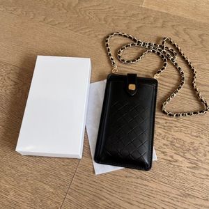Gold chain cross-body mobile phone bank card storage bag gift box packaging
