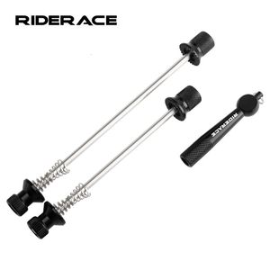 Bicicleta hastes bicicleta espeto alavanca liberação rápida qr roda bloqueio de segurança anti roubo espetos para mtb mountain road ciclismo hub peças 230925