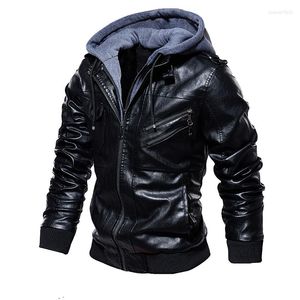 Men's Fur Tactical PU Leather Jacket Men Winter Feece Military Casual Leahter Male Motorcycle Windbreaker Chaqueta Cuero Hombre