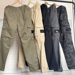 Mäns jeans 2023 Compass Cargo Stone Pants Men Militärmärke Långa byxor Male Jogging Overall Tactical Designer Joggers 230