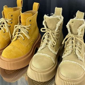 Designer shoes fashionable sports shoes Martin boots low top high top shoes thick soles mid length boots suede waterproof