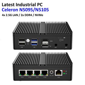 Mini-PCs Intel N100 Celeron N5105/N5100 Soft Router Lüfterloser Mini-PC 4x Intel i226 2.5G LAN pfSense Firewall Appliance ESXI AES-NI 230925