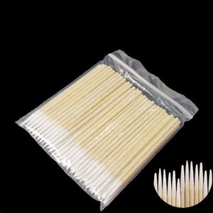 Cotton Swabs Disposable Swab Lint Free Micro Brushes Wood Buds Ear Clean Stick Eyelash Glue Removing Tool 230925