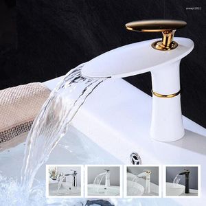 Bathroom Sink Faucets Basin Faucet Brass Chrome Matte Black Single Handle Deck Mounted Mixer Tap Vanity Cold Water