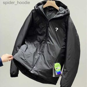 Men's Down Parkas Mens AR Fluffy Outdoor ultra light waterproof windproof C-cotton hiking Hoody mens light Hooded jackets warm windcoat L230926