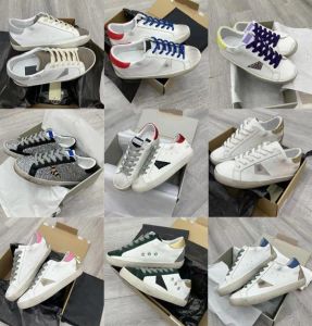 2022 İtalya Marka Kadın Spor ayakkabıları Süper Yıldız Ayakkabıları Lüks Sapak Klasik Beyaz Doold Dirty Tasarımcı Adam Gündelik Ayakkabı Altınlık Kaz5032014 GNI