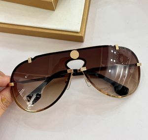 2243 Pilot Sunglasses Gold Frame Brown Lenses Men Designer Sunglasses Shades UV400 Eyewear Unisex