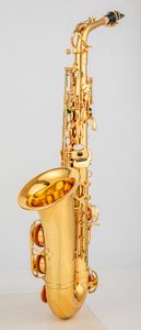 2023 Tillverkad i Japan 280 Professional Alto Drop E Saxophone Gold Alto Saxophone With Band Mouth Piece Reed Aglet Mer Package Mail