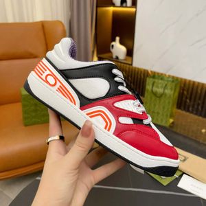 Classic Casual Shoes Screener Canvas Sneakers Women Luxury Classic Blue Red Striped Rubber Leather Distressed Shoe Low Top Men Woman Outdoor Sneaker4