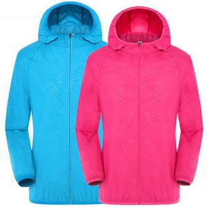 Outdoor Jackets Hoodies Camping Rain Jacket Men Women Waterproof Sun Protection Clothing Fishing Hunting Clothes Quick Dry Skin Windbreaker With Pocket 230926