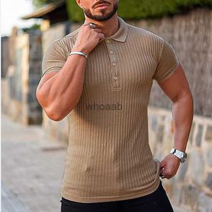 Camisas masculinas S-5XL 10 cores Camisas Polo para Homens Casual Cor Sólida Slim Fit Polos de Manga Curta Novo Verão Plus Size Roupas YQ230926