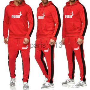 Men's Tracksuits Men's Clothing Fashion Track Suits Sports Wear Jogging Suits Ladies Hooded Tracksuit Set Clothes Hoodies+Sweatpants Sweat Suits x0926