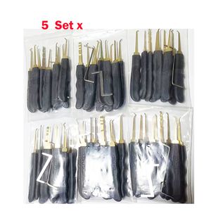 5 SET/LOT GOSO Högkvalitativ 9 datorer Lock Pick Tool Extractor Lockpicking Locksmith Tools