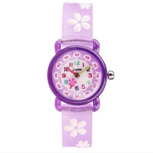 Jnew Brand Quartz Childrens Watch Loverly Cartoon Boys Girls Watches Silicone Band Candy Color Wristwatches Cute Childre313K