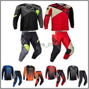 Другое одежда 2023 MX Racing Offroad Motocross зеленые брюки Combo 360 Vizen Dirt Bike Cross Country Mtb DH UTV Enduro Gear Gear x0926