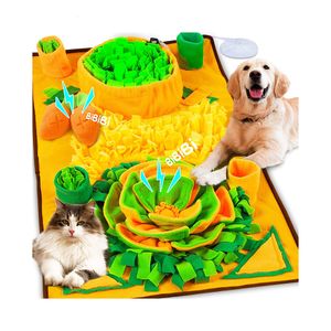 Dog Toys Chews Large Snuffle Mat for Dogs Pet Interactive Training and Stress Relief Sniff Feeding Slow Feeder Treat 230925