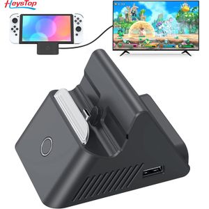Other Accessories HEYSTOP Switch Docking Station for Nintendo Switch / Switch OLED Charger Switch Dock Portable Charging Station for Nintendo 230925