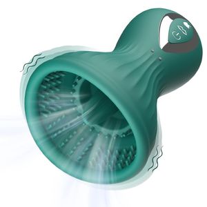 Vuxna leksaker bröstvårta sexleksak för kvinnor klitoris sucker med tungsugningsvibrator 7 sugande vibrationslägen Massager 230925