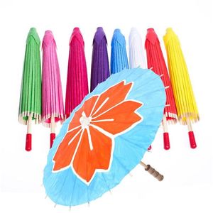 Guarda-chuvas 60cm DIY em branco Bambu Papéis Guarda-chuva Artesanato Papel Oleado Pintura Noiva Crianças Graffiti Garten 8 Drop Delivery Home Garden Dhkoj