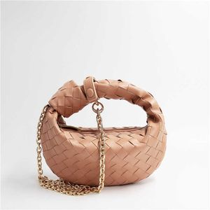 High Quality Botegss Ventss Jodie bags for women on sale Cowhide bag 2023 new chain pleated dumpling leather underarm woven body Have Real Logo