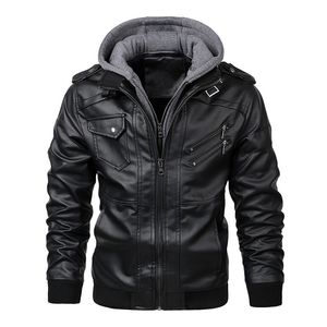 Men's Leather Faux Leather KB Men's Leather Jackets Autumn Casual Motorcycle PU Jacket Biker Leather Coats Brand Clothing EU Size SA722 230926