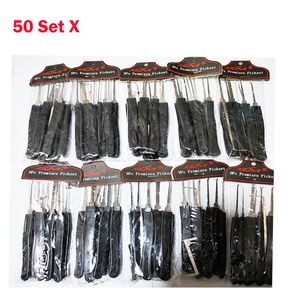 50 Set/Lot KLOM 9 Pieces Lock Pick Tool Advanced 9-Pieces Set Locksmith Tools
