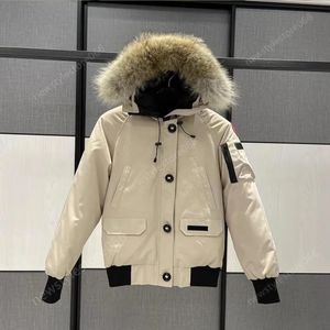 Cappotti canadesi Uomo Donna Designer Piumini Veste Homme Pelliccia invernale Felpa con cappuccio Abbigliamento Fourrure Lettere Stampate Outwears Designer Gooses Parka