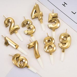 Candles Digital Candle Number Birthday Paper Cake Candle Kids Birthday Party Wedding Cake Candle Favor Cake Decoration Number Candles 230926