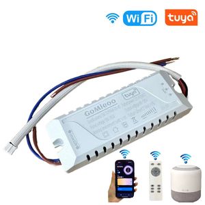 AC220V 2.4G Akıllı LED Sürücü RF Uzaktan Kumanda Tuka App12-24WX2 80-120WX2 POTMING IŞIM Transformatörü