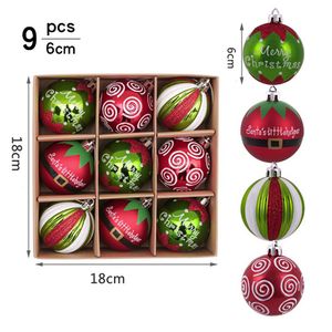 Blockbuster transfronteiriço da Amazon 6CM9 bolas de Natal, decorações de Natal, decorações para árvores de Natal, pequenos pingentes