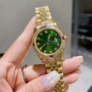 Master design automatic mechanical women's watch luxury fashion 31mm dial folding buckle sapphire glass star business han2719