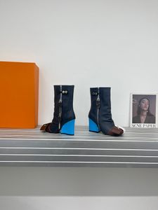 تهتز Boots Boots Metal Back Zip Booties أمر لا بد منه لحفلات عشاء Outfi للأعمال