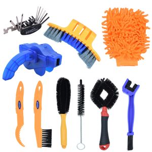 Bike Groupsets Cleaning Kit Bicycle Cycling Chain Cleaner Scrubber Brushes Mountain Wash Tool Set Repair Tools Accessories 230925