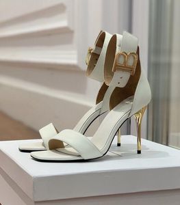 luxury designer Summer Uma Sandals Shoes Women B-embellishment Calf Suede Gold Engraved Heel Wedding Dress Lady Fashion Brand Gladiator Sandalias EU35-42