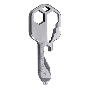 24 in 1 Keychain Accessory Pocket Size Multipurpose Solution Outdoor Keychain Tool for Bottle Opener, Screwdriver, Ruler, Wrench, Bit Driver, Bike Spoke Key new