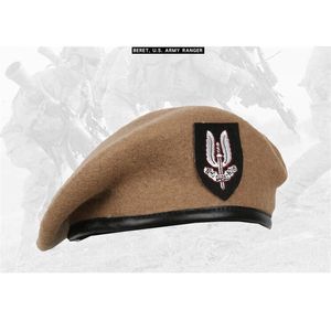 Berets Berets British Army Sas Beret Special Wool Spring Men Military Cap 230922