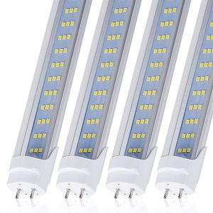 25pcs LED Light Tubes 4FT 60W Flat 3 Row 288pcs LED Chips LED Replacement Bulbs for 4 Foot Fluorescent Fixture Warehouse Shop Lig226C