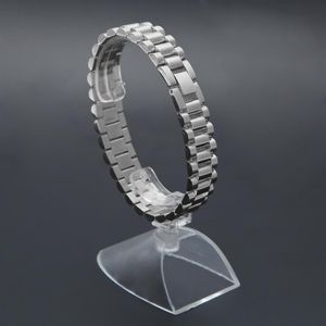 Uhrenarmband Gliederarmband 22 5 cm 1 5 cm Edelstahl Krone Präsident Stil Einstellbar Herren Hip Hop Armreif Cooles Geschenk339v