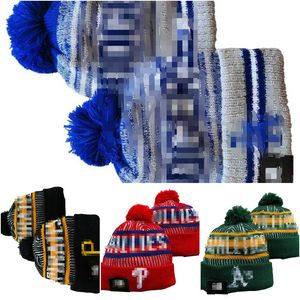 Los Angeles Beanie Dodgers Beanies North American Baseball Team Side Patch Winter Wool Sport Knit Hat Skull Caps A0