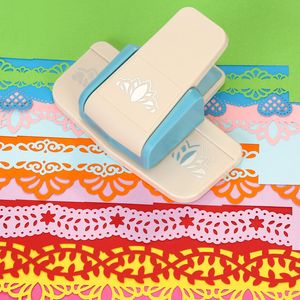 Other Desk Accessories Fancy Border Punch S Flower Design Embossing Scrapbooking Handmade Edge Device DIY Paper Cutter Craft Gift 230926