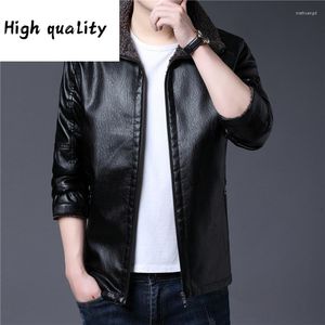 남자 모피 2023 남자 Qiu Dong Han Edition Easy Leisure Coat Jacket with velvet of guntivate morality 잘 생긴 큰 야드