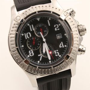 Męskie Watch Super Avenger II 1884 Ruch Kwarcowy Chronograf Mężczyzna gumowy pasek mężczyzn zegarków A133711 Redwatch Relogio Masculino231o